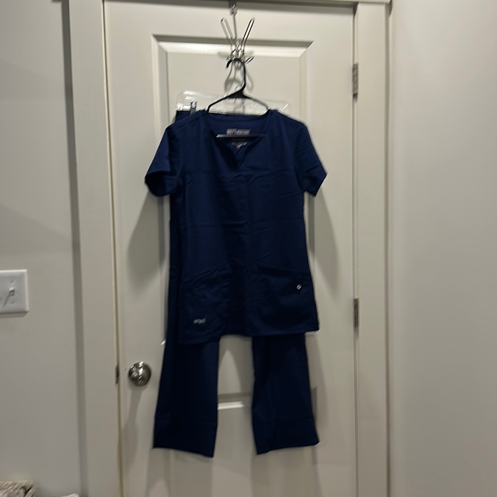 Blue greys anatomy scrub set